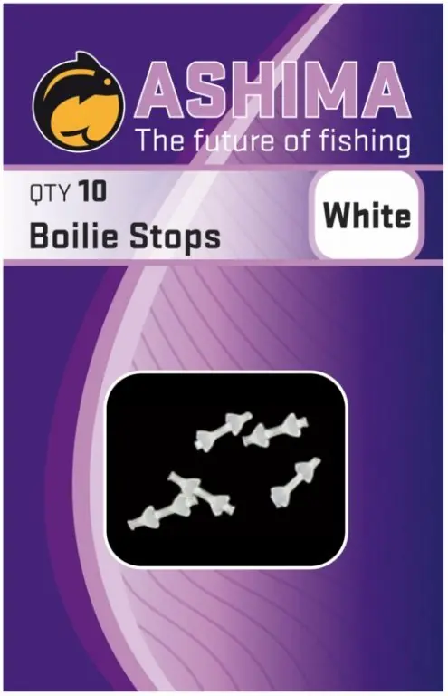Ashima Boilie Stops White 10 szál Populair
