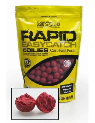 Gereduceerde Prijs Mivardi Rapid Boilie Easy Catch - English Strawberry 24mm