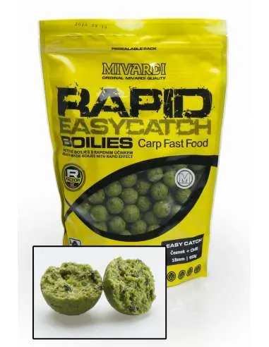 Mivardi Rapid Boilie Easy Catch - Garlic + Chilli 24mm Laatste Kans