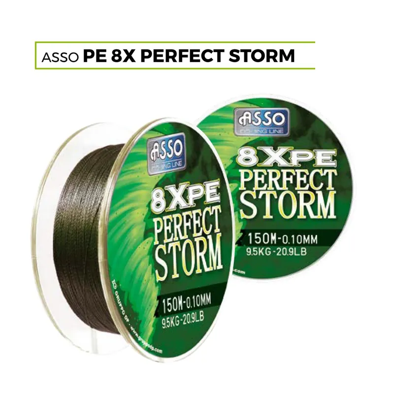 Nu Kopen ASSO PE8X PERFECT STORM 150M 0,08MM 8,60KG