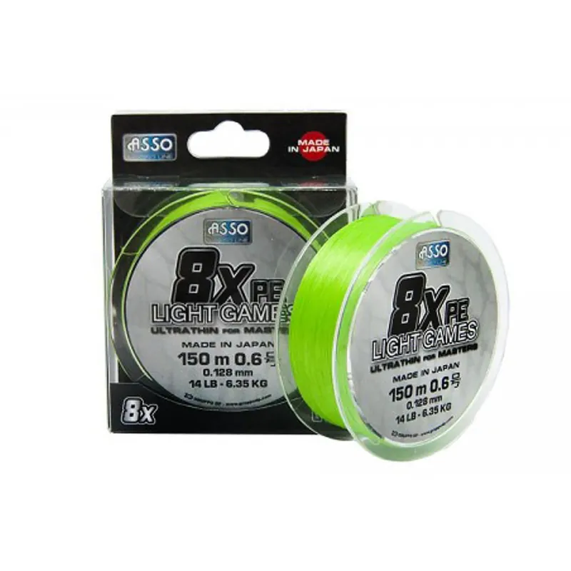 Beperkt Aanbod ASSO PE8X LIGHT GAMES 150M 0,285MM 22,70KG