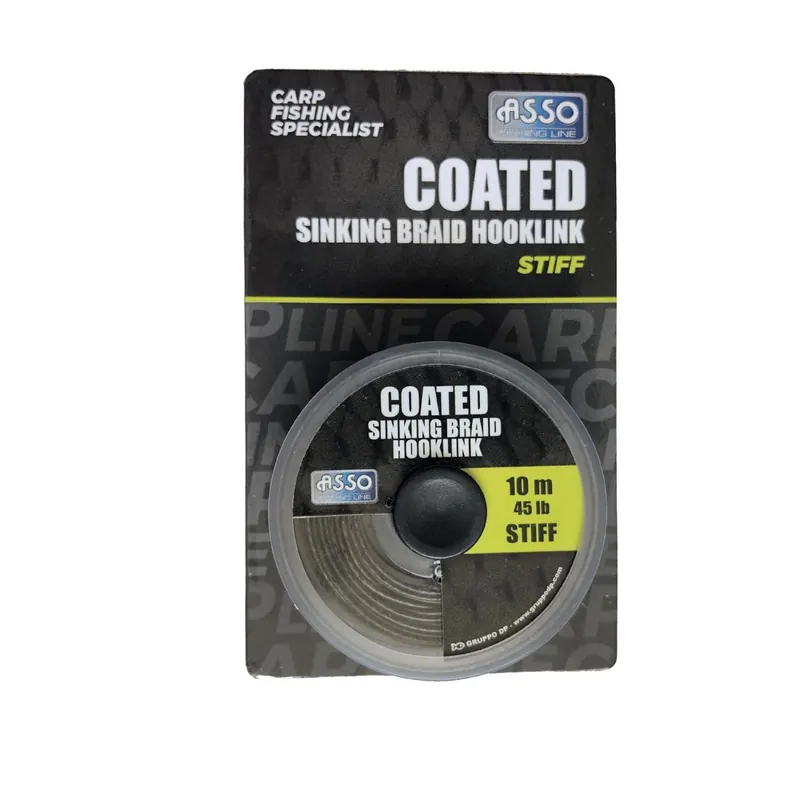 Korting ASSO CLASSIC SINKING BRAID STIFF 10M 15LBS