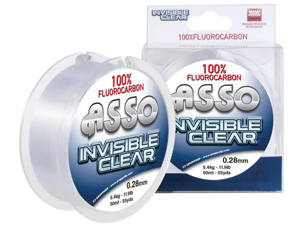 ASSO INVISIBLE CLEAR F.CARBON 50M 0,23 Koopje