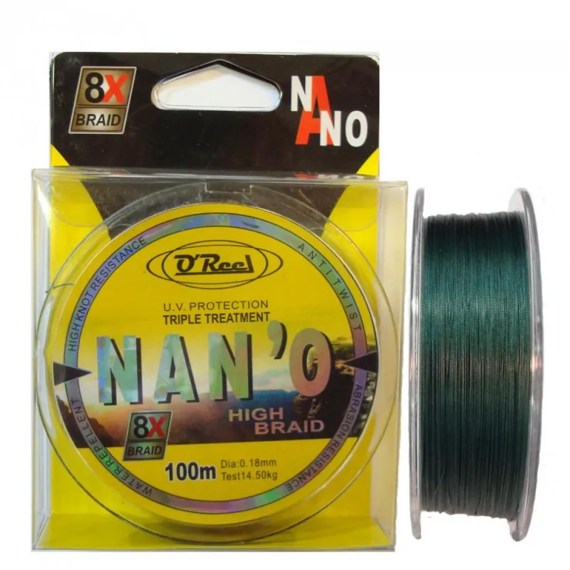 Bestel Nu OREEL NANO HIGH BRAID 0,26 100M