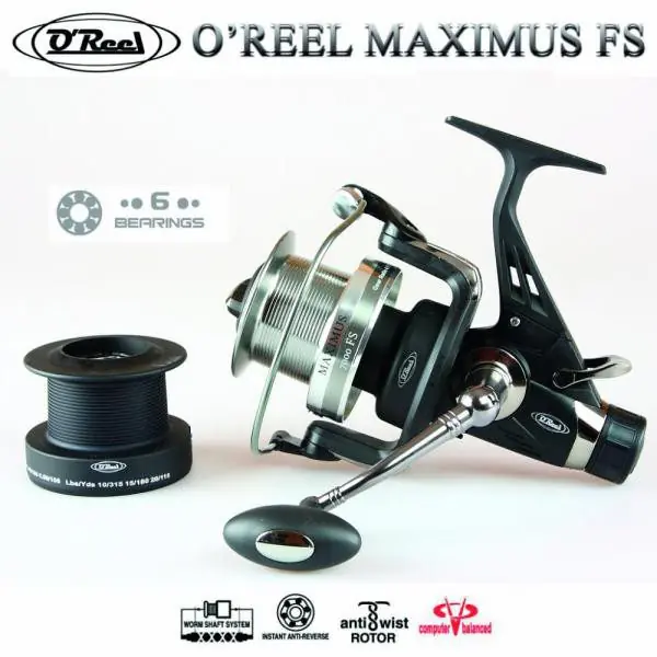 Dagaanbieding OREEL MAXIMUS 8000 FS 5+1 csapágyas nyeletőfékes távdobó orsó