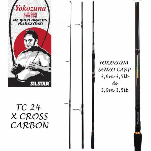 SILSTAR YOKOZUNA SENZO CARP 3 részes 3,5lb 3,6m Populair