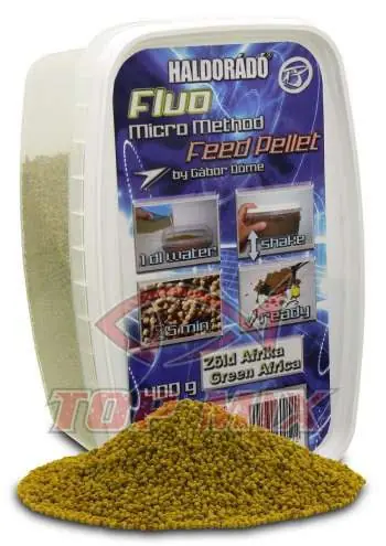 Merkproduct Haldorádó Fluo Micro Method Feed Pellet - Zöld Afrika