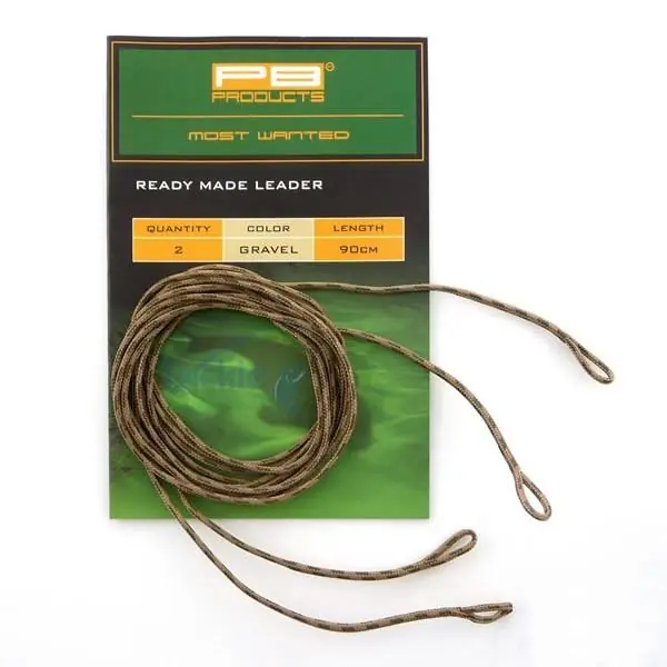PB Products Ready Made Leadcore - előre kötött leadcore 90cm növényzetszínű Bestel Nu