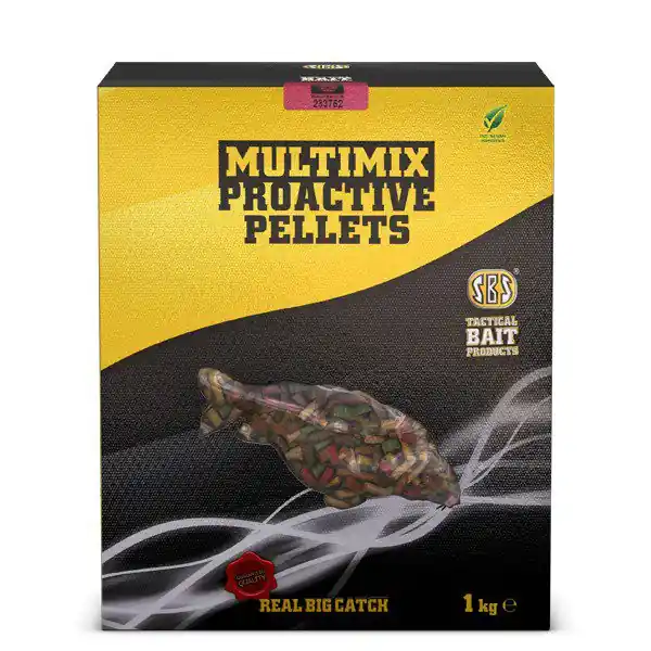 1 kg. SBS Multimix Proactive Pellets-Vegyes 3-6 mm Direct Beschikbaar