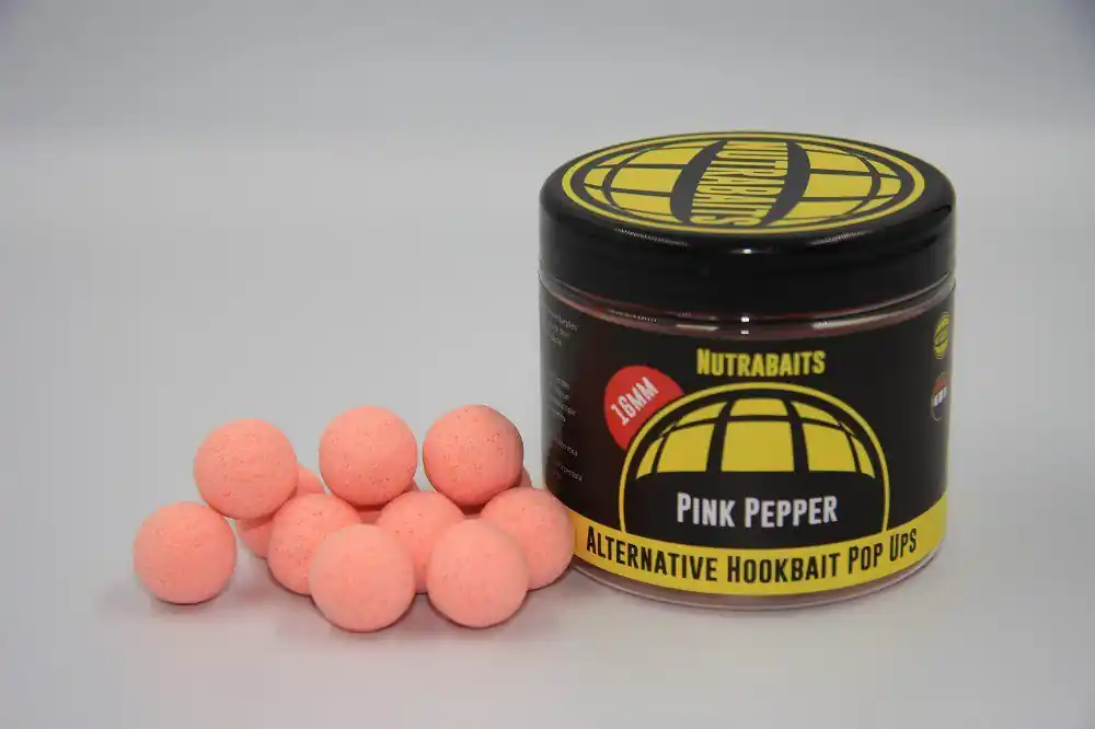 Nieuw Nutrabaits - Pink Pepper Alternative Hookbaits - Pop-Up - 12mm Dumbells
