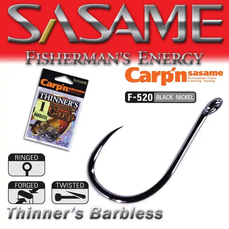 Dagaanbieding Sasame Thinner‘s szakáll nélküli horog 2-es