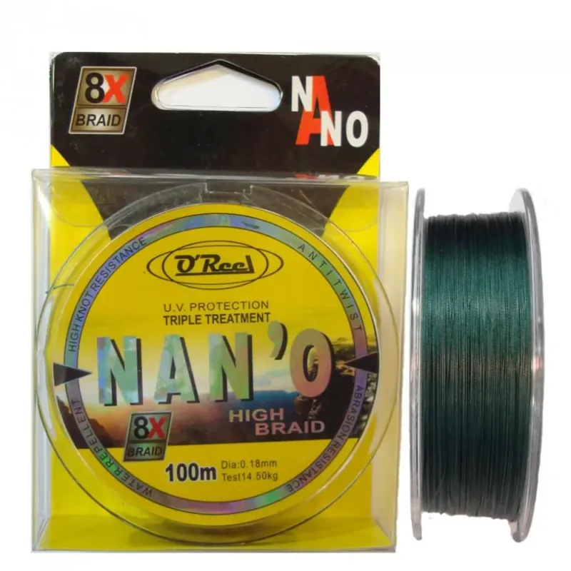 O‘Reel Nan‘o Fonott Horgász Zsinór 0.20mm, 100m, 16.5kg Weekendaanbieding