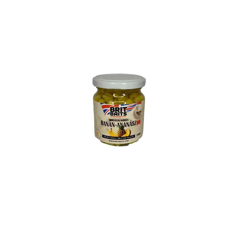 Hete Deal BritBaits Horgászkukorica Banán-Ananász 220ml