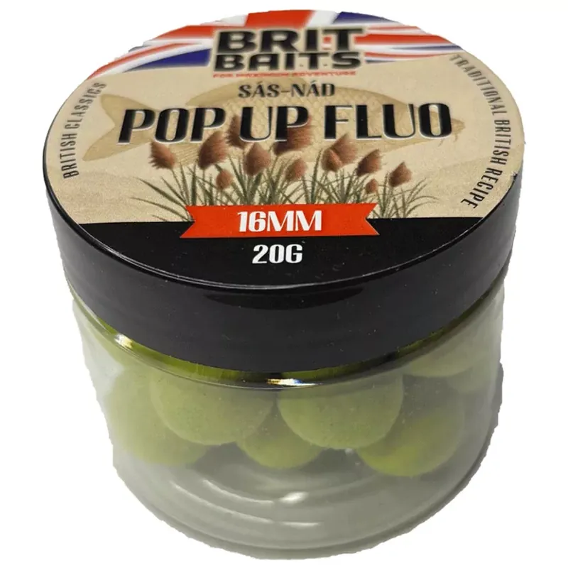 BritBaits Amur Pop Up Fluo Sás-Nád 16 mm Betaalbaar