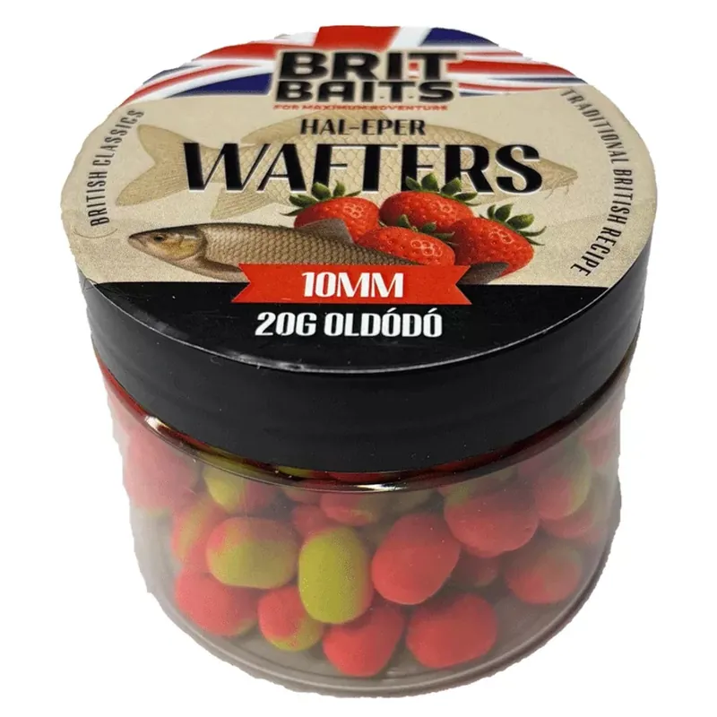 BritBaits Wafters Oldódó Hal-Eper 10mm Favoriet
