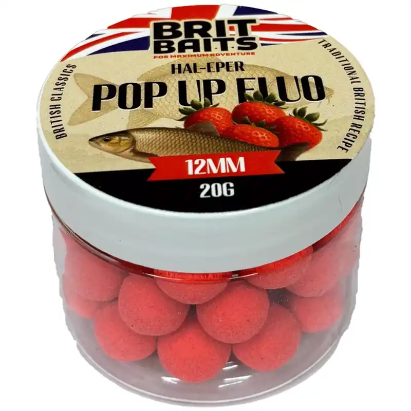 Bestseller BritBaits Pop Up fluo Hal-Eper 7 mm