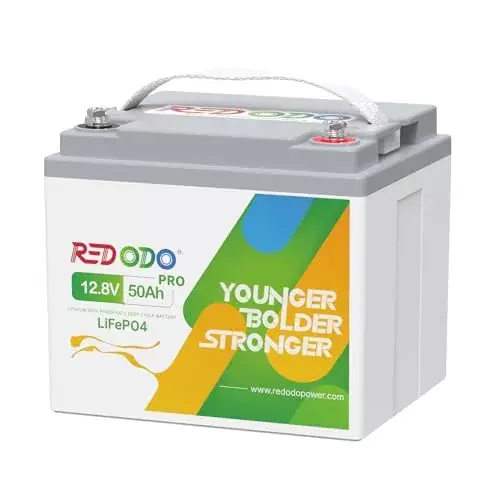 Hete Deal Redodo LiFePO4 12V 50Ah akkumulátor