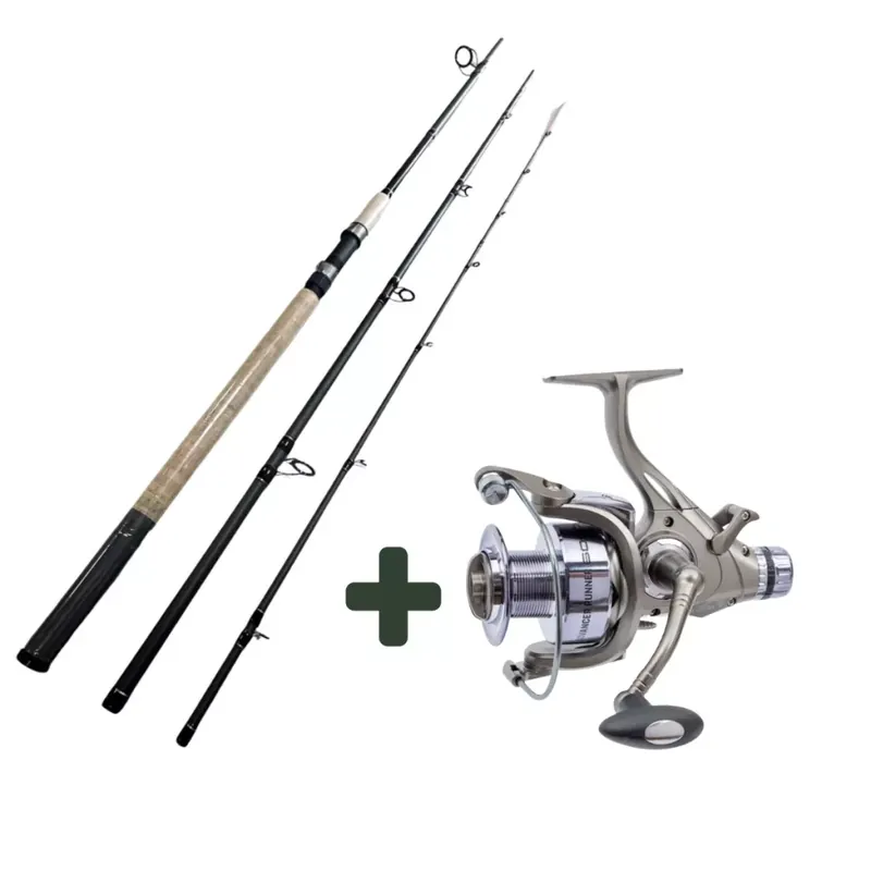 Gereduceerde Prijs Lake Balaton Feeder Szett 3,6 m, 150 gr + Carp Expert Advancer Runner 6000 orsó