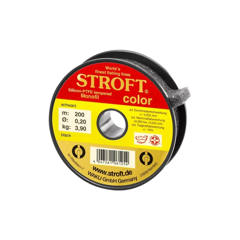 Stroft Color Black főzsinór 200m 0,20mm Voordeelprijs