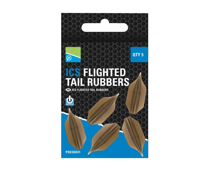 PRESTON ICS Flighted Tail Rubbers vezetőszárny Snelle Levering