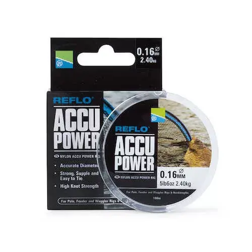 Bestel Nu PRESTON Accu Power előkezsinór 100m - 0,12mm