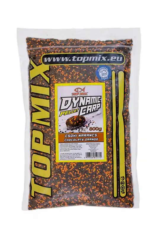Bestseller TOP MIX Dynamic Carp etető pellet, Csoki Narancs