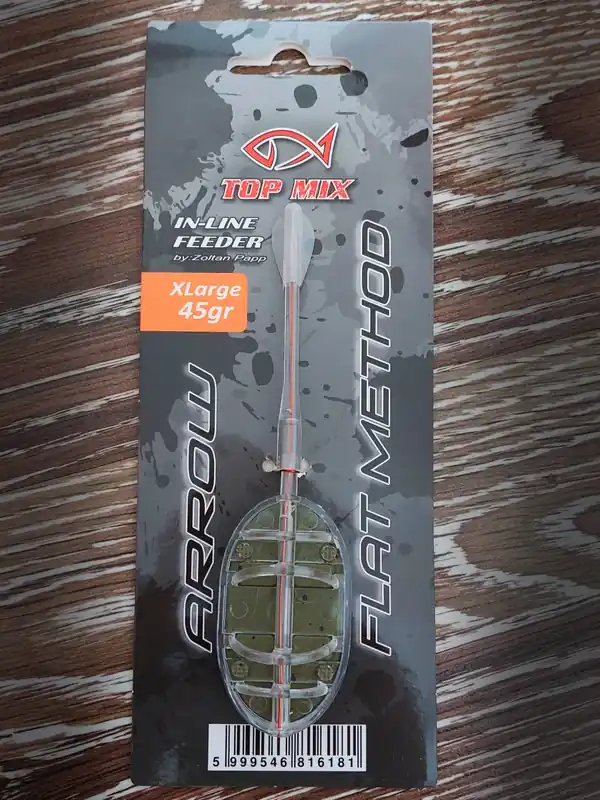 TOP MIX Arrow Flat method feeder kosár - XL 45g Veilige Betaling