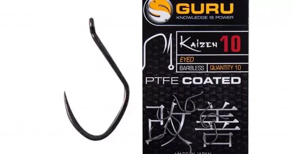 Laatste Kans GURU Kaizen Eyed horog 10 (Barbless/Eyed)