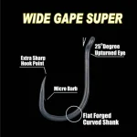 G-Carp Wide Gape Super 10/cs. 2-es - Többféle Betrouwbaar