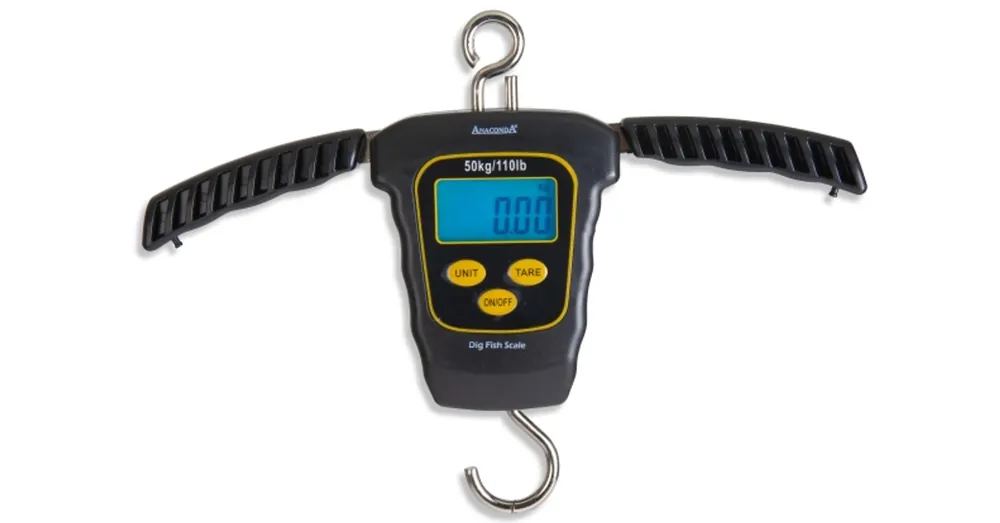 Premium Anaconda Digi Fish Scale Mérleg / 50Kg-Ig / 10G Pontosság / 2 X 1,5V Aaa Elem