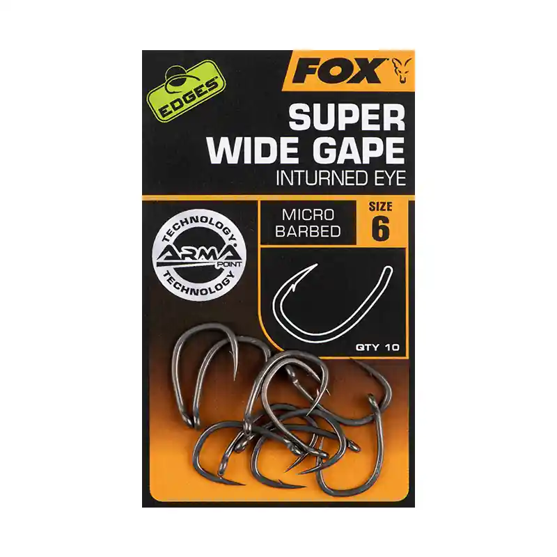 Fabrieksprijs Fox EDGES™ Super Wide Gape (In-Turned Eye)