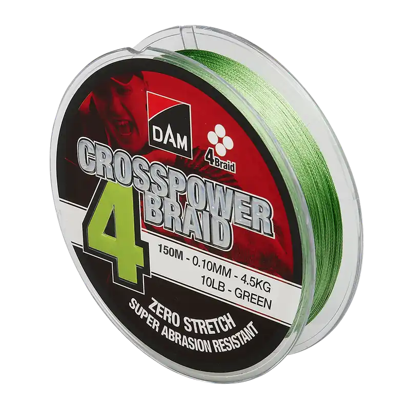 D.A.M. - Crosspower 4-braid fonott zsinór - 0.22mm Aanbieding