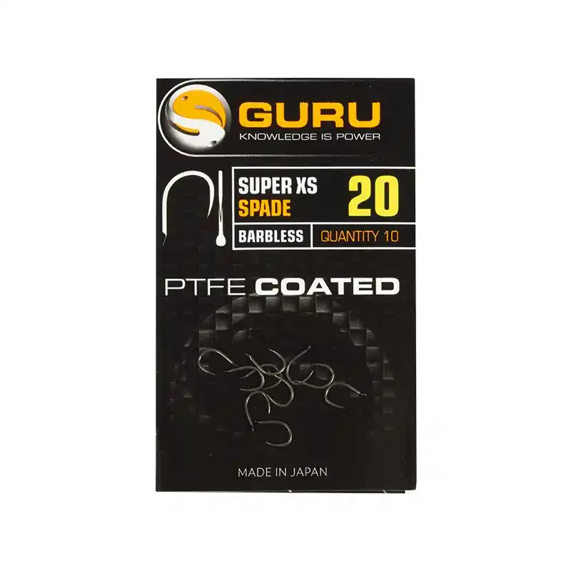 Actieprijs GURU Super XS Hook size 10 (Barbless/Spade End)