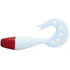 Delalande Sandra twisater farkú gumihal – Redhead/White (Pirosfejű) 12 cm Koopje