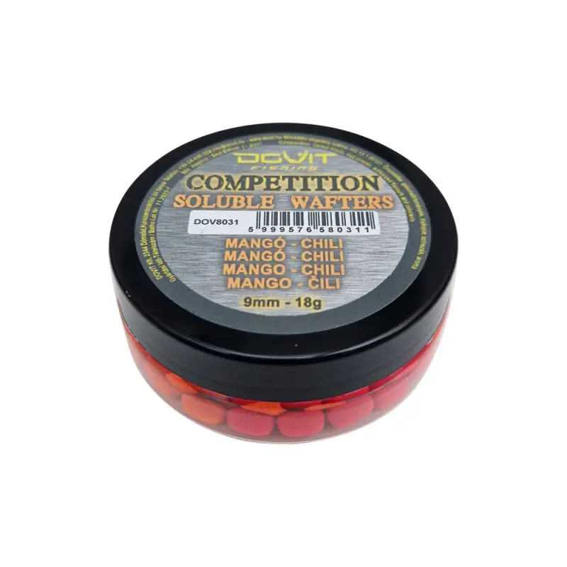 Voordeelprijs Dovit Competition Soluble oldódó wafters 6mm (15g) - Mango Chili