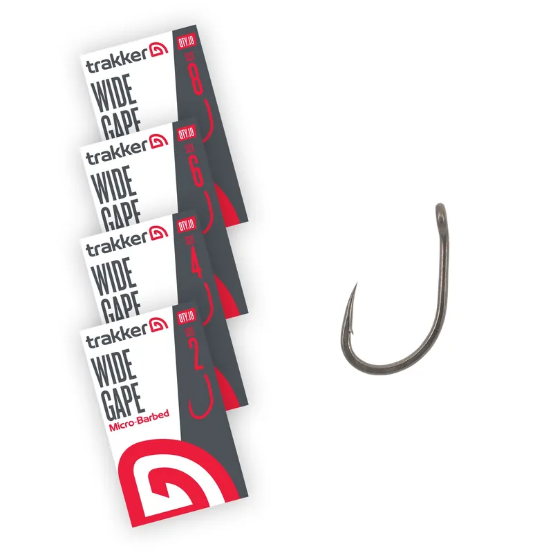 Wide Gape Hooks (Micro Barbed) - Size 2 Direct Verzonden