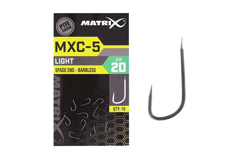 Actieprijs Matrix - MXC-5 spade end barbless horog - 18