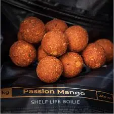 Koop Online 4baiting Párolt bojli 1kg 20mm - Passion Mango