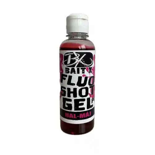 Bait X - Fluo Shot PVA Gel folyékony aroma 300ml - Chili-Kagyló ízesítésű Direct Beschikbaar