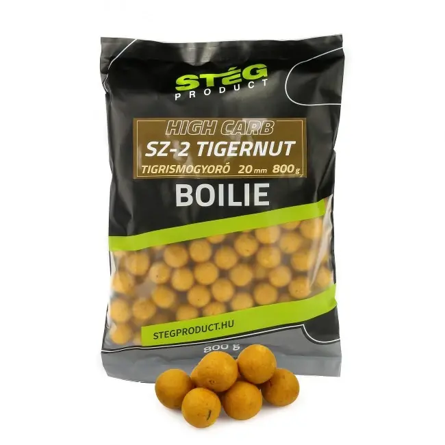 Beperkt Aanbod Stég High Carb bojli (magas szénhidrát tartalom) 800g 20mm - SZ-2 Tigernut (tigrismogyorós)