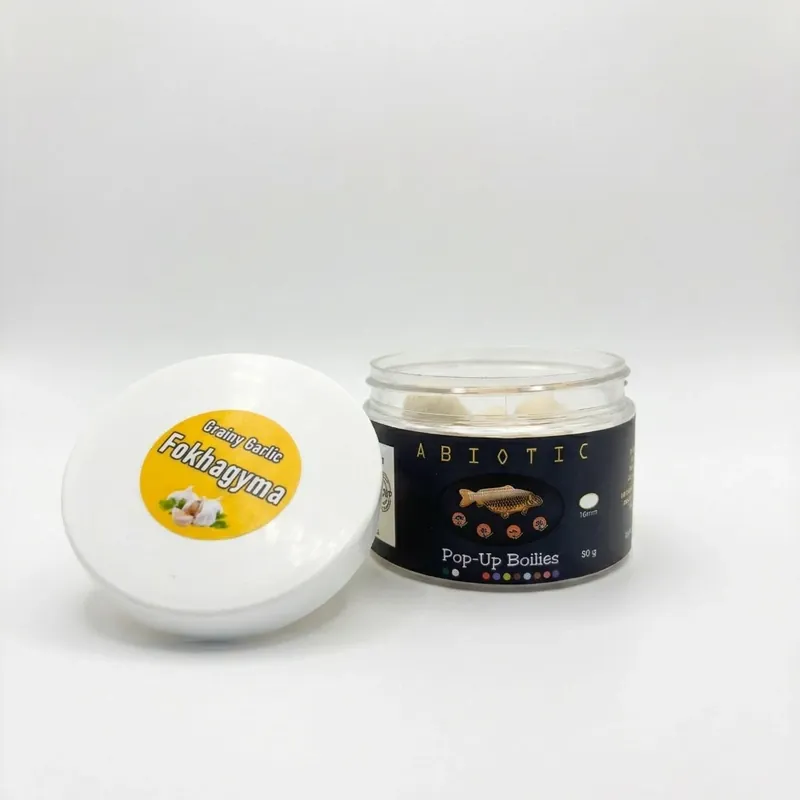 Abiotic – Pop up boilies Fokhagyma 50g Seizoensaanbieding