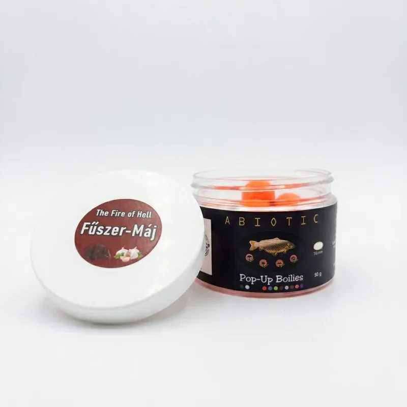 Abiotic – Pop up boilies Fűszeres - máj 50g Bestseller