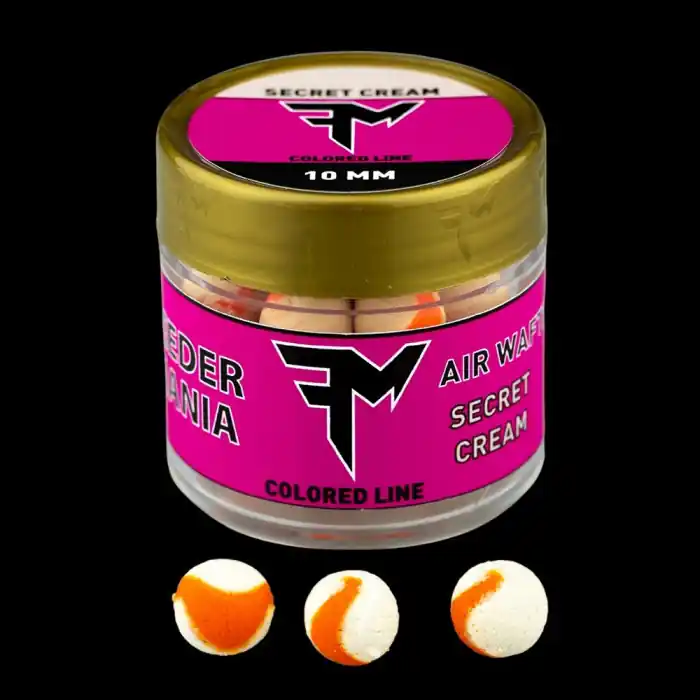 Feedermania Air Wafters Colored Line Secret Cream 10mm - fis Nu Kopen