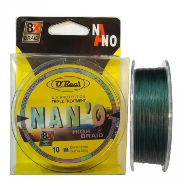 OREEL NANO HIGH BRAID 10M 0,14mm 10kg Rechtstreeks Van De Fabrikant